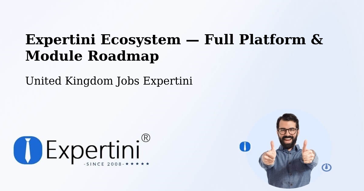 Expertini Ecosystem — Full Platform & Module Roadmap – Odiham